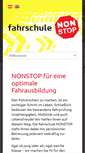 Mobile Screenshot of fahrschule-nonstop.at